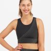 Leggings Spanx | Spanx Every.Wear Reflective Crop Top Very Black/Silver