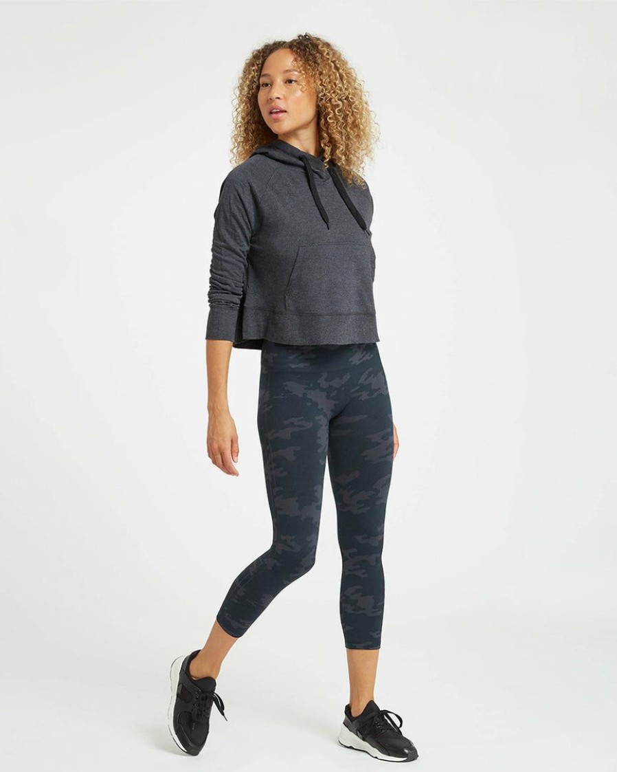 Clothing Spanx | Spanx Comfy Essentials Look At Me Now Seamless Cropped Leggings