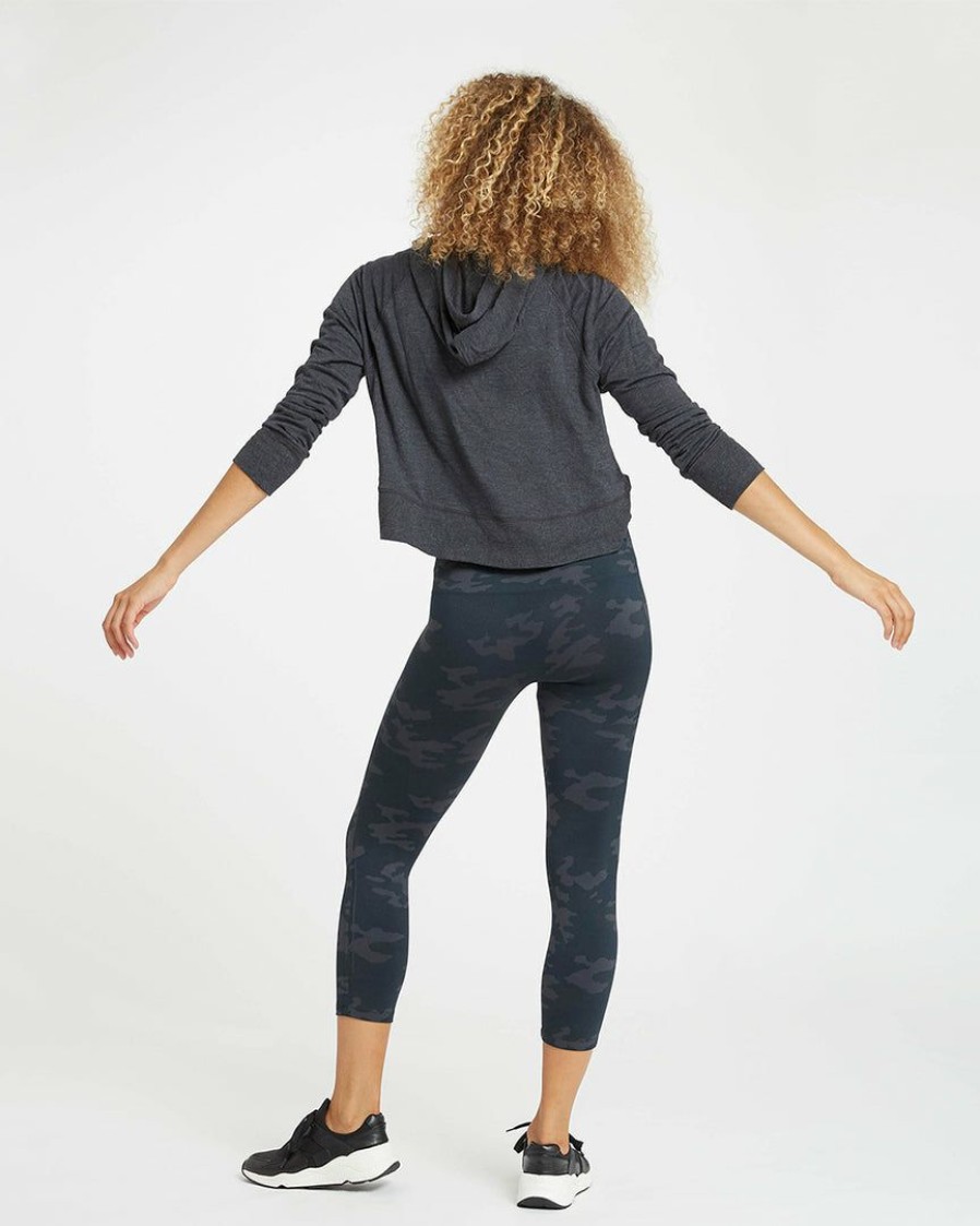 Clothing Spanx | Spanx Comfy Essentials Look At Me Now Seamless Cropped Leggings