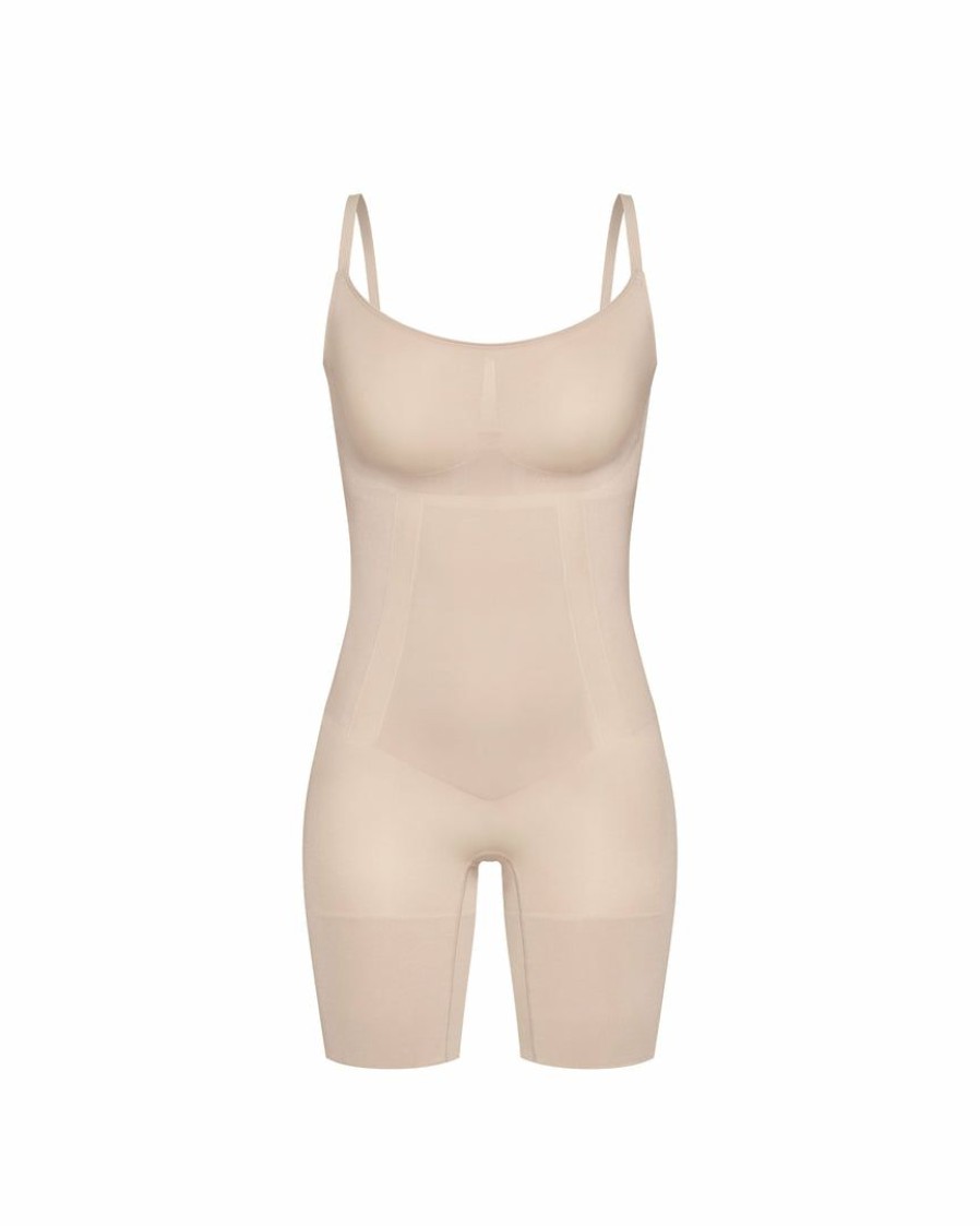 Shapewear Spanx | Spanx Oncore Mid-Thigh Bodysuit Shapewear