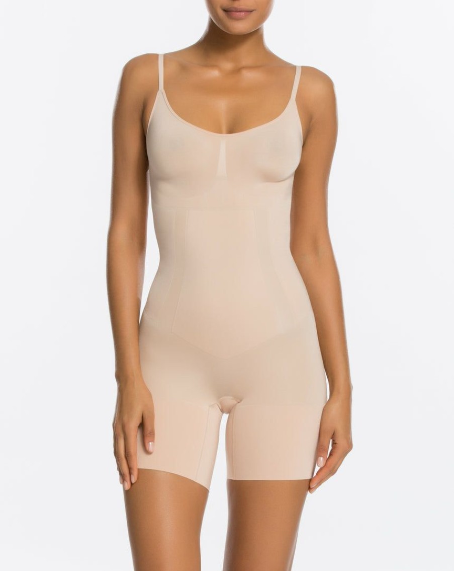 Shapewear Spanx | Spanx Oncore Mid-Thigh Bodysuit Shapewear