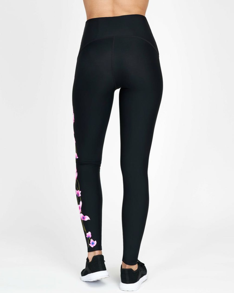 Clothing Spanx | Spanx Booty Boost Illuminate-Her Active Leggings, Jessica Durrant Art Blossoming