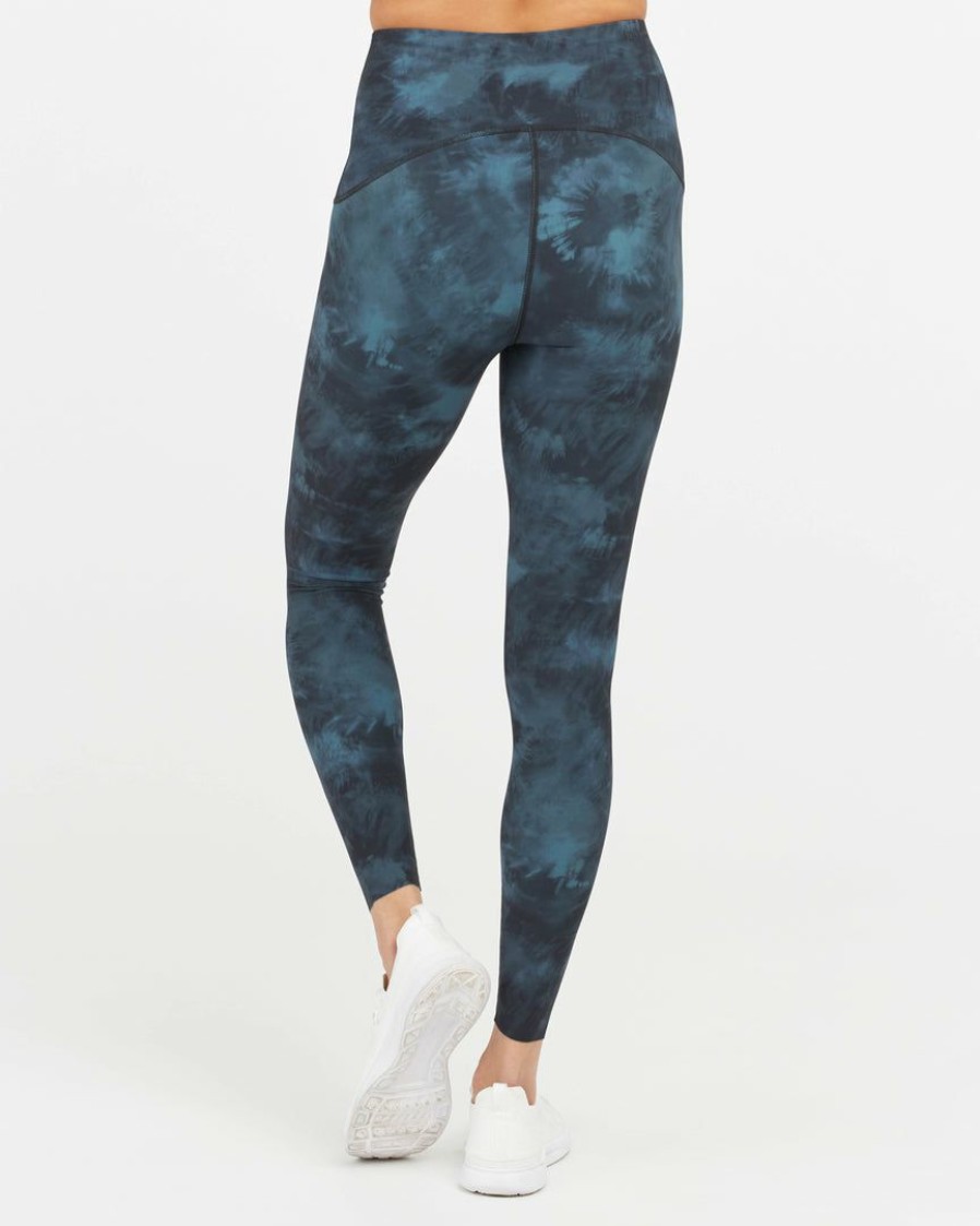 Clothing Spanx | Spanx Booty Boost Active Tie Dye Leggings Storm Tie Dye