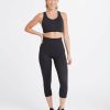 Clothing Spanx | Spanx Active Cropped Leggings Black