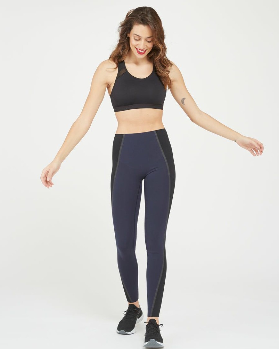 Clothing Spanx | Spanx Every.Wear Active Mesh Contour Leggings