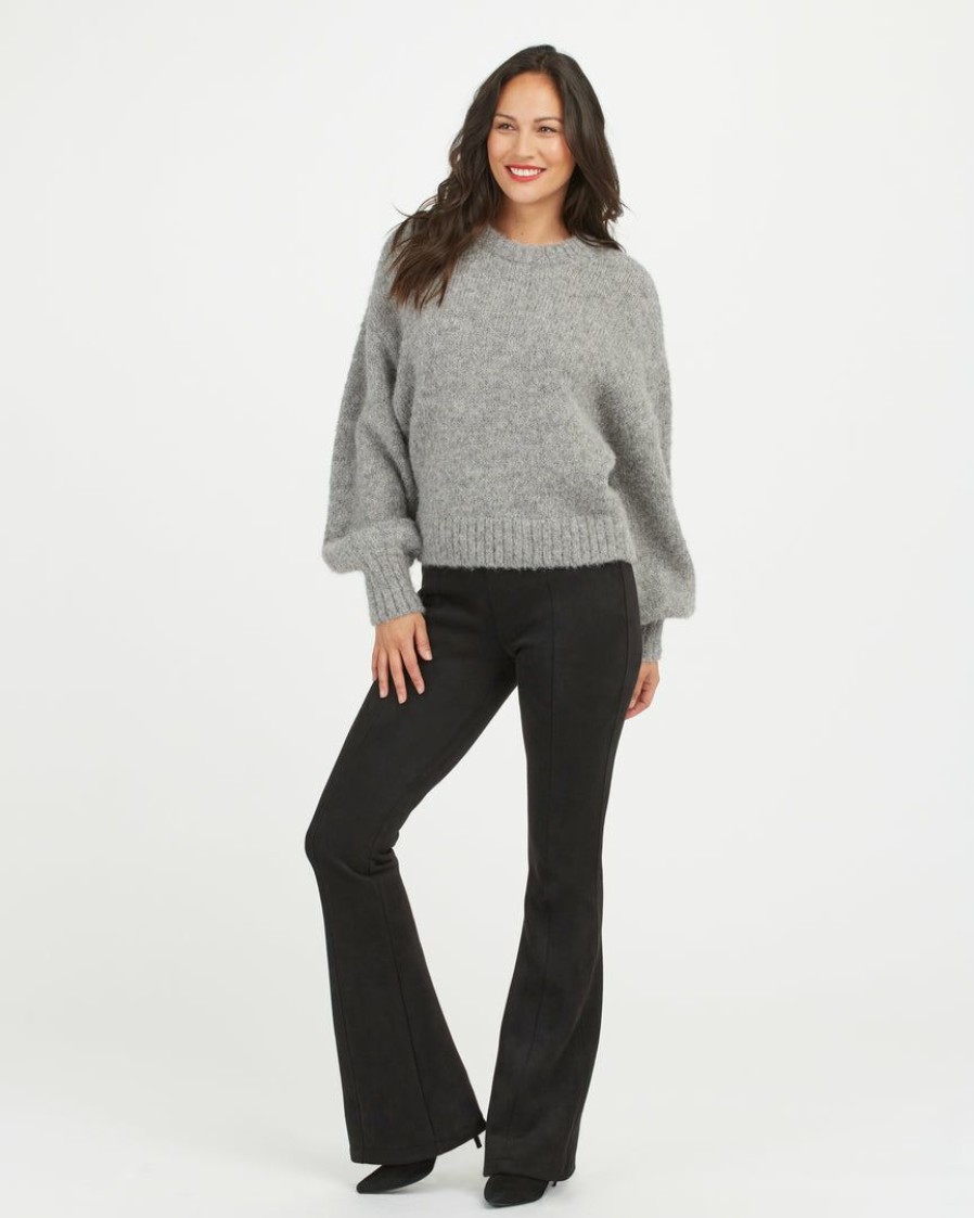 Clothing Spanx | Spanx Faux Suede Flare Pants