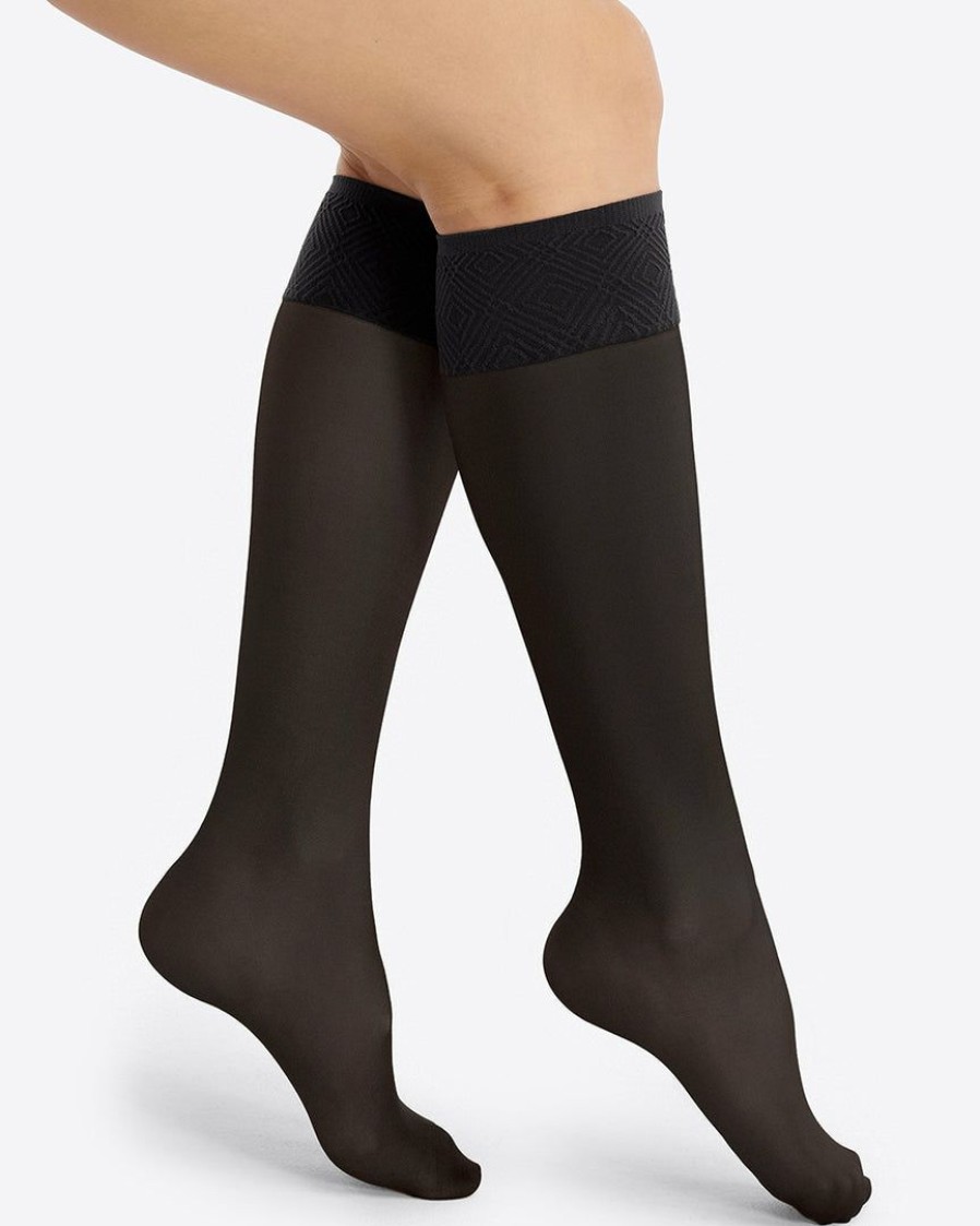 Shapewear Spanx | Spanx Hosiery Graduated Compression Hi-Knee Socks, 8-15Mmhg