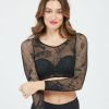 Clothing Spanx | Spanx Arm Tights Layering Piece, Fishnet Floral Clothing