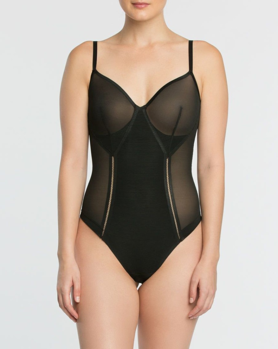 Shapewear Spanx | Spanx Haute Contour Nouveau Thong Bodysuit Shapewear