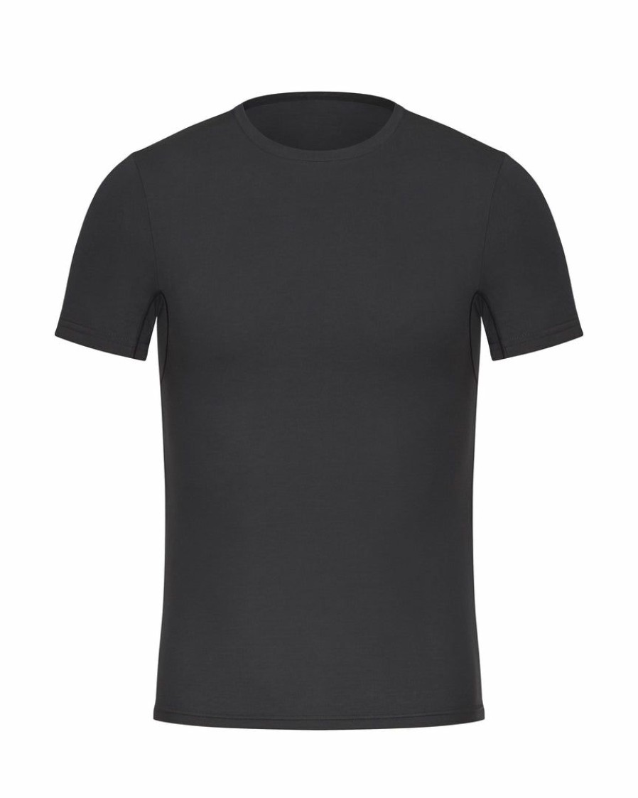 Clothing Spanx | Spanx Zero Sculpt Cotton Modal Crew Neck Mens