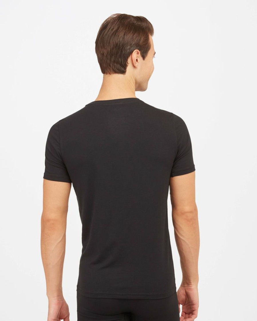 Clothing Spanx | Spanx Zero Sculpt Cotton Modal Crew Neck Mens