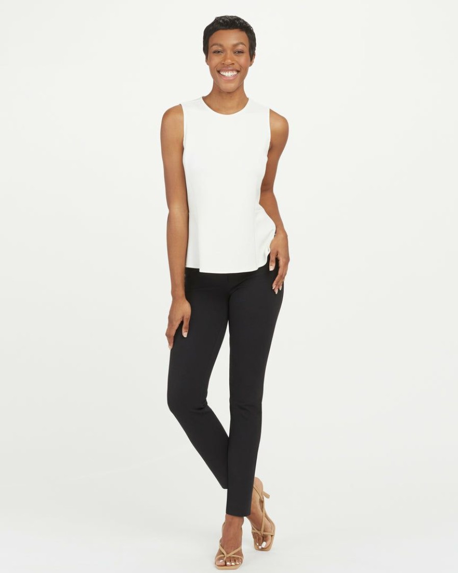 Clothing Spanx | Spanx New On-The-Go Ankle Slim Straight Pant