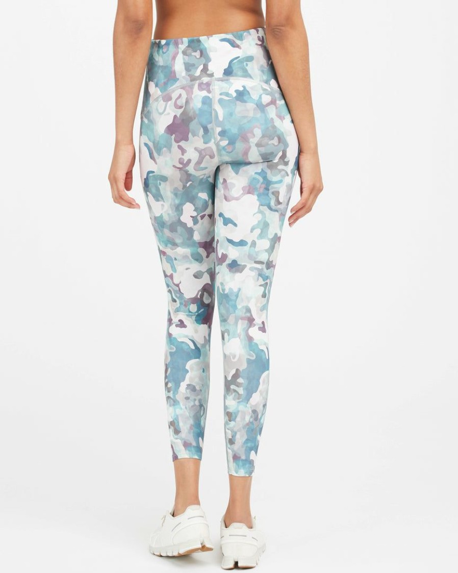 Clothing Spanx | Spanx Best Sellers Booty Boost Active Printed 7/8 Leggings