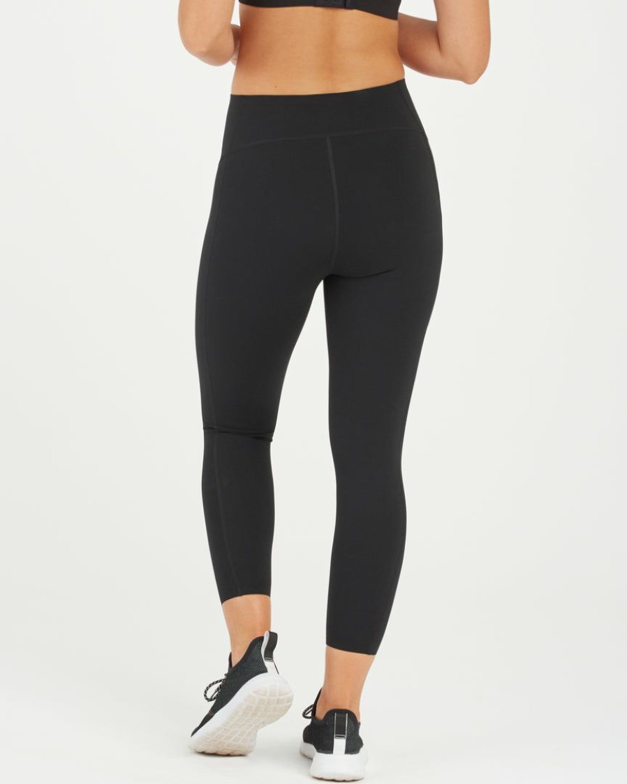 Clothing Spanx | Spanx Every.Wear Icon 7/8 Leggings W/ Pocket Very Black