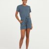 Clothing Spanx | Spanx New Airessentials Short Sleeve Romper