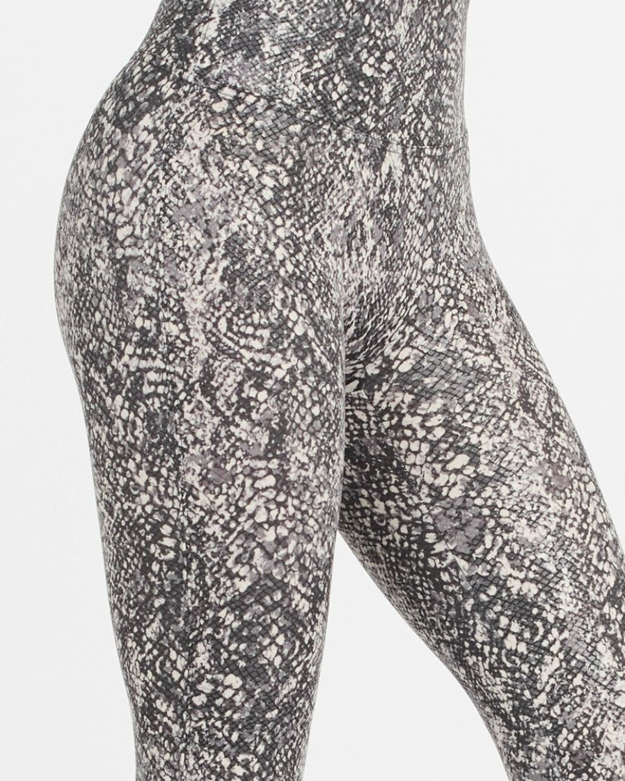 Clothing Spanx | Spanx Faux Leather Snake Shine Leggings