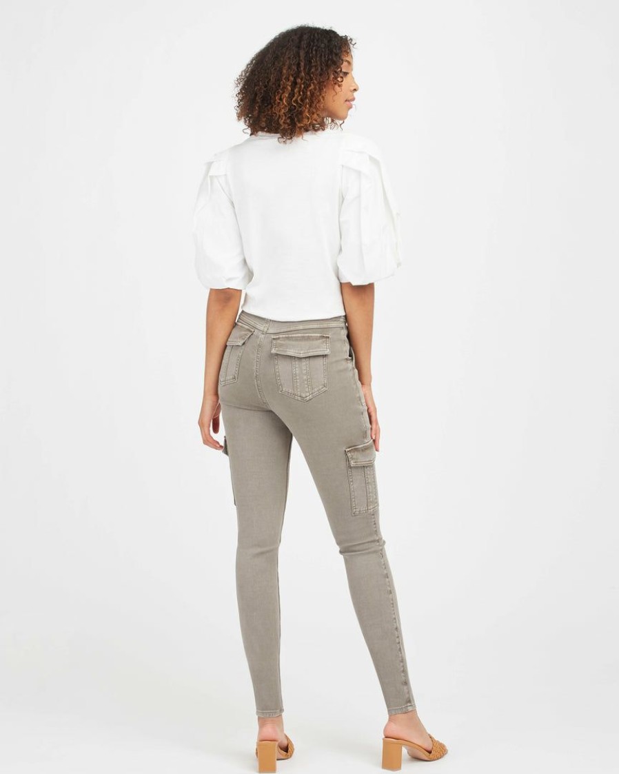 Clothing Spanx | Spanx New Stretch Twill Ankle Cargo Pant