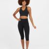 Clothing Spanx | Spanx Booty Boost Active Knee Leggings The Summer Shop Very Black