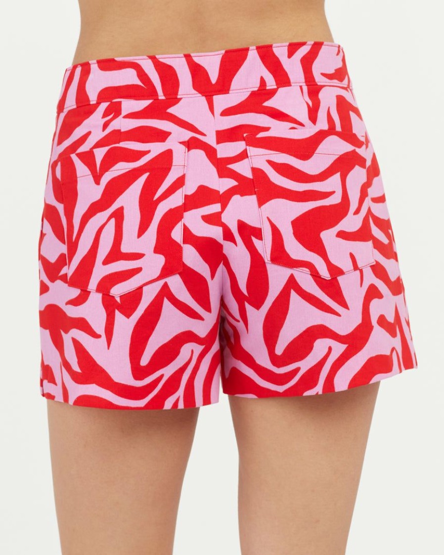 Clothing Spanx | Spanx On-The-Go Printed Shorts, 4 New