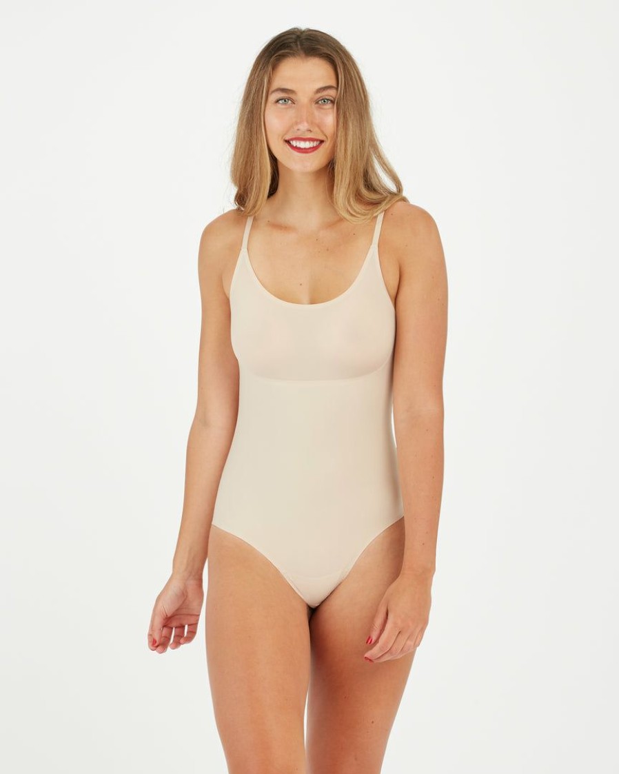 Shapewear Spanx | Spanx Thinstincts Thong Bodysuit Shapewear