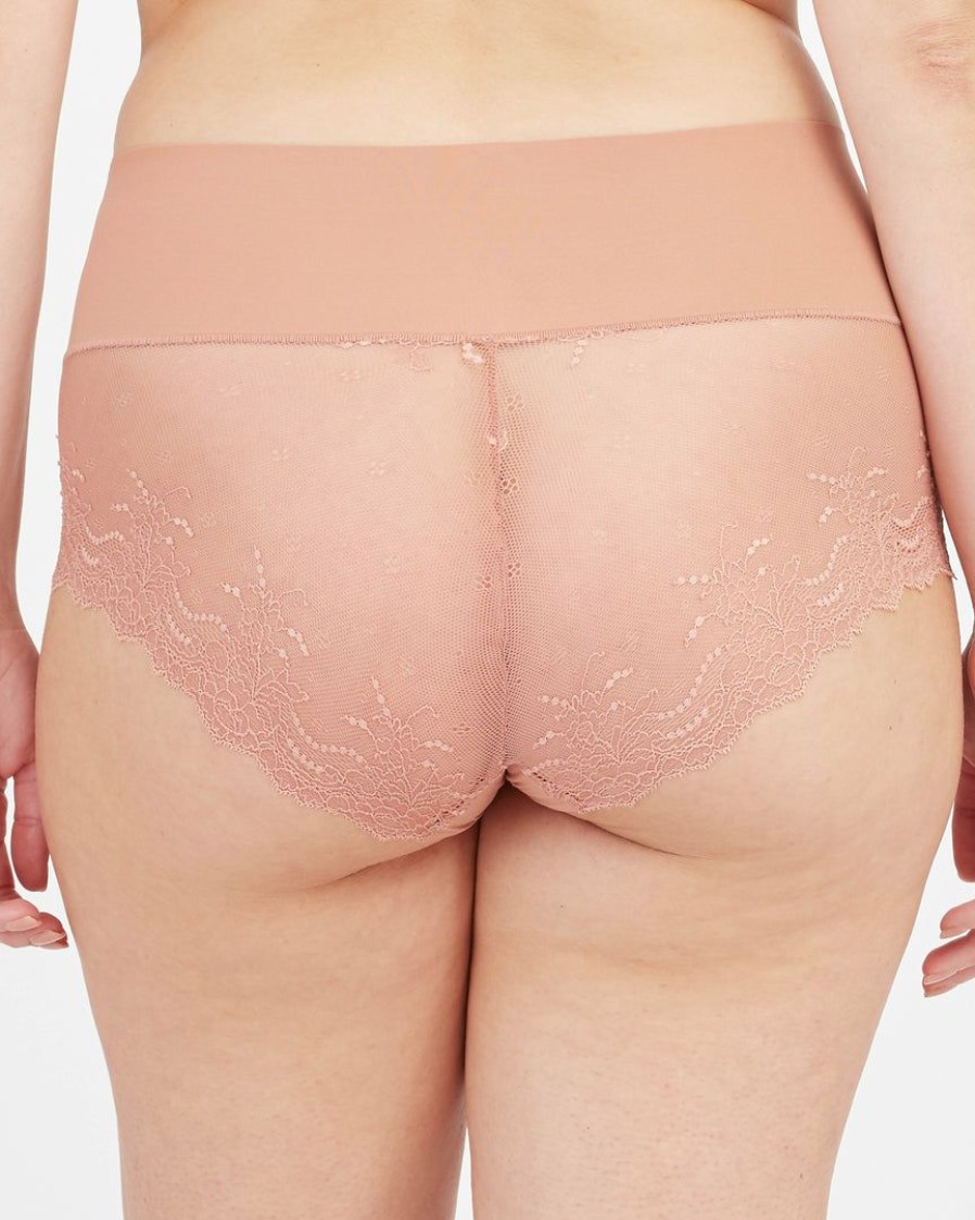 Shapewear Spanx | Spanx Undie-Tectable Lace Hi-Hipster Panty Level 1: Smooth