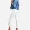 Clothing Spanx | Spanx Cropped Flare Jeans Clothing White