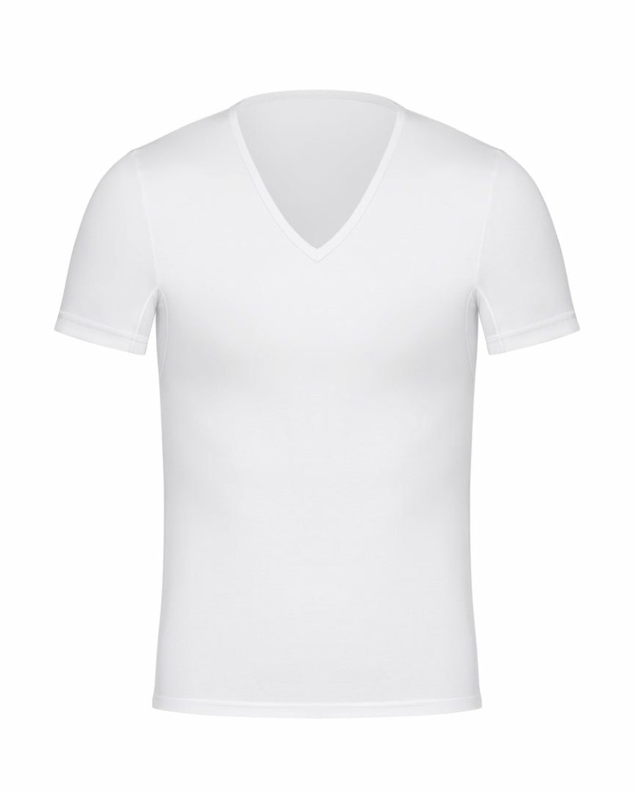 Clothing Spanx | Spanx Sculpt Cotton V-Neck Mens