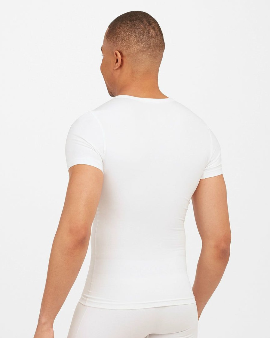 Clothing Spanx | Spanx Sculpt Cotton V-Neck Mens