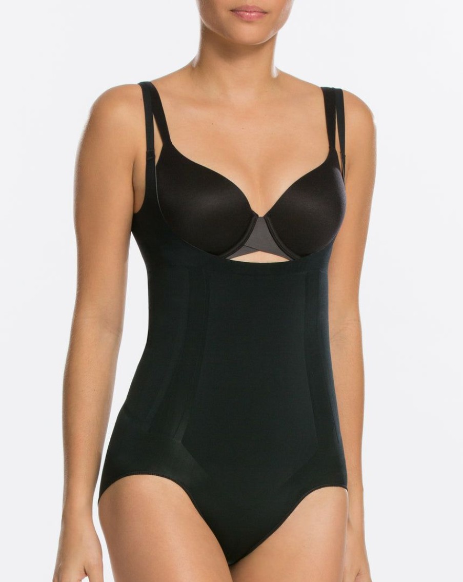 Shapewear Spanx | Spanx Oncore Open-Bust Panty Bodysuit Shapewear