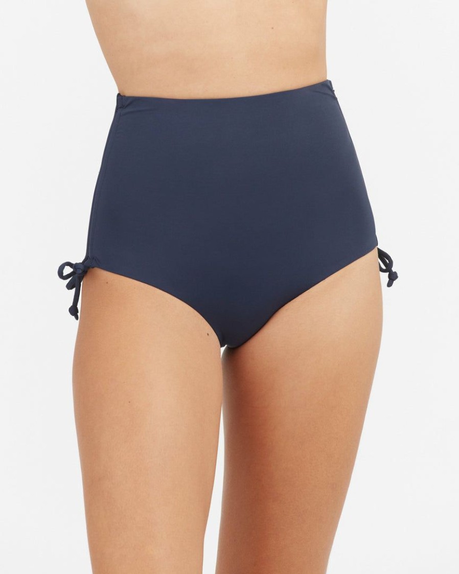 Clothing Spanx | Spanx Adjustable High-Rise Swim Brief New