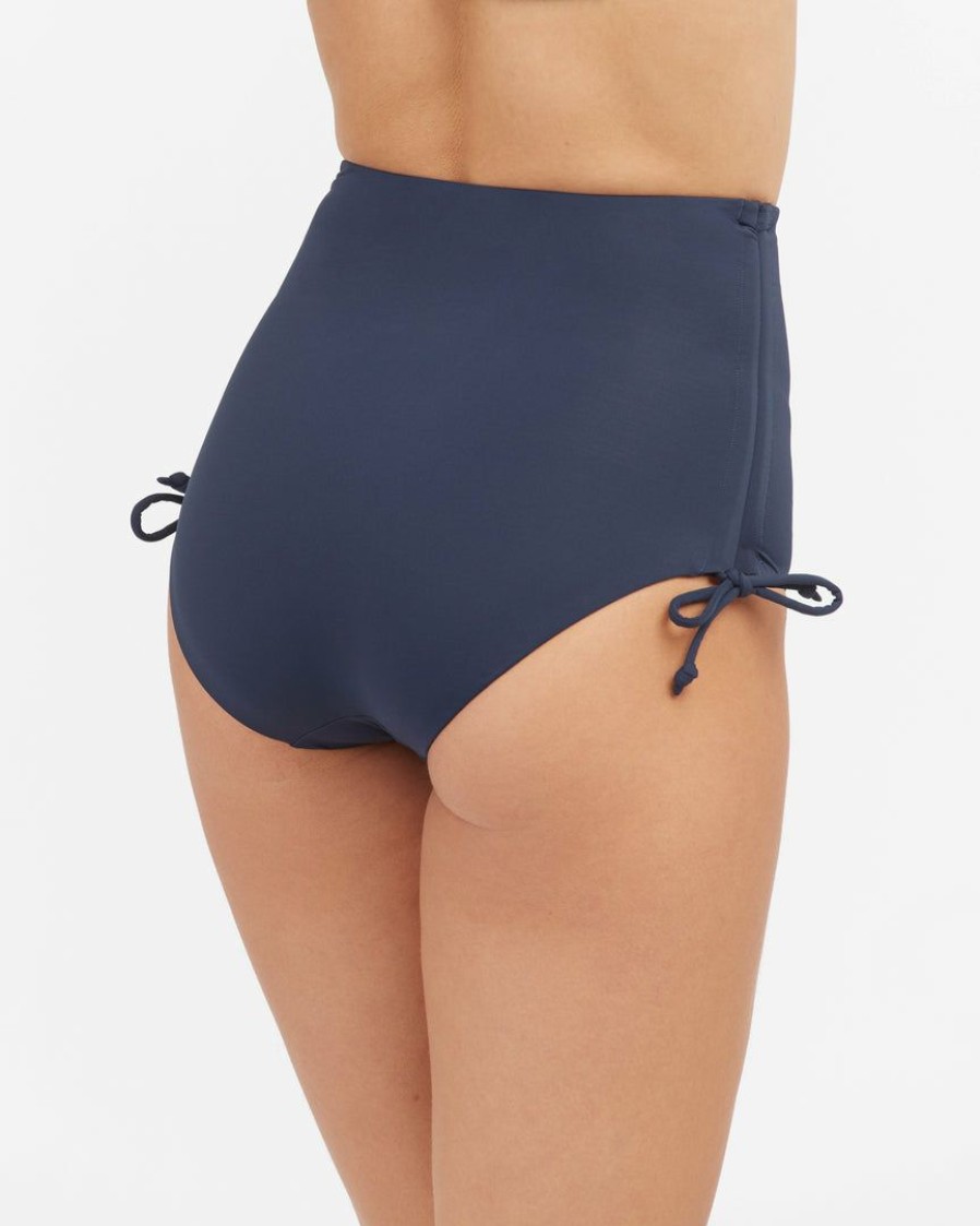 Clothing Spanx | Spanx Adjustable High-Rise Swim Brief New