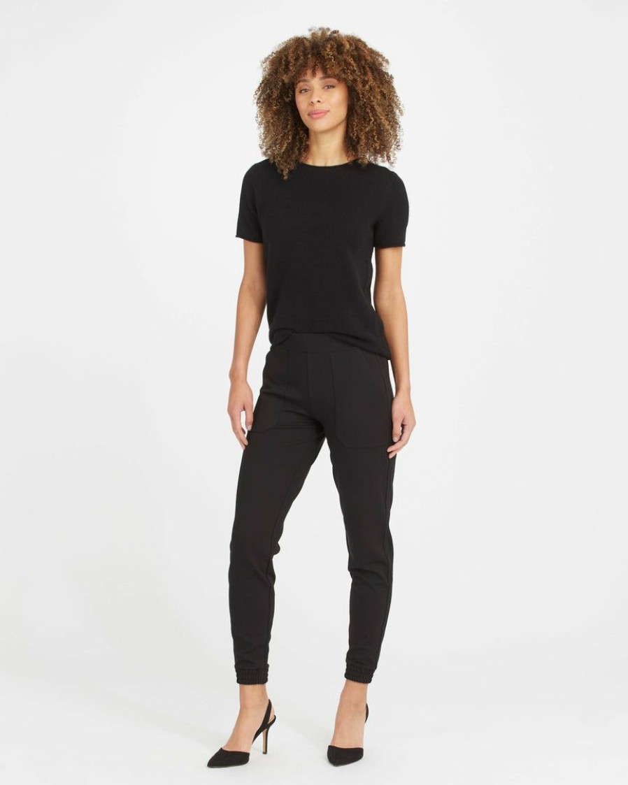 Clothing Spanx | Spanx The Perfect Pant, Jogger Classic Black