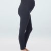 Clothing Spanx | Spanx Comfy Essentials Mama Look At Me Now Seamless Leggings Very Black