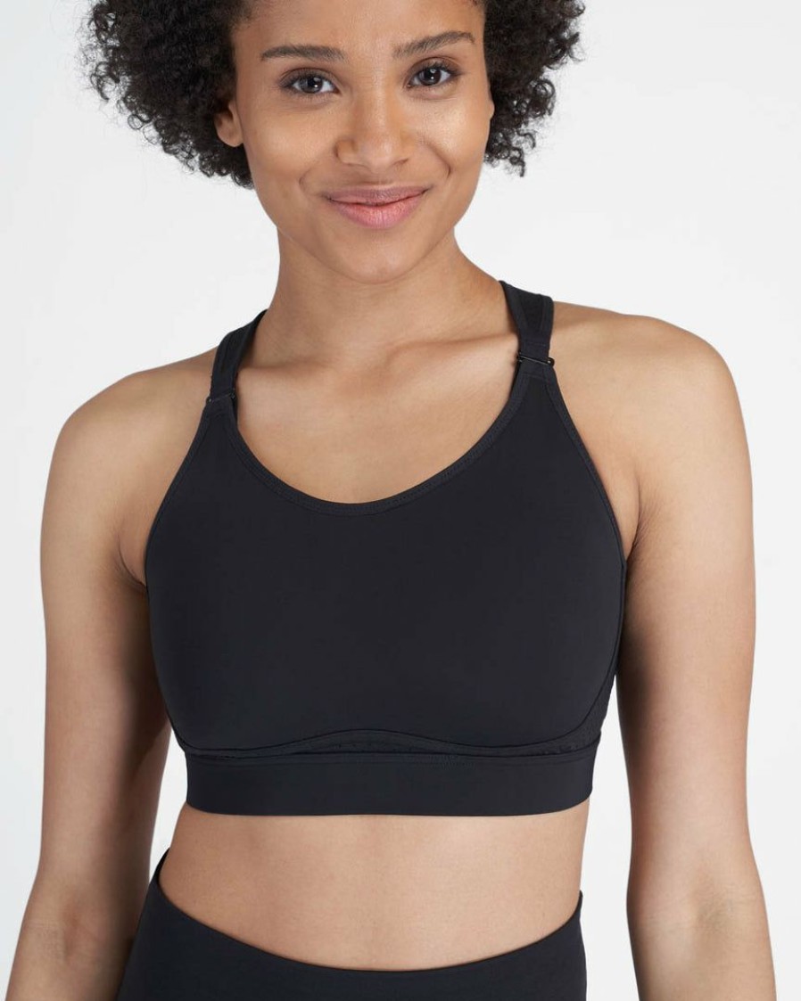 Leggings Spanx | Spanx High Impact Sports Bra Back In Stock Black