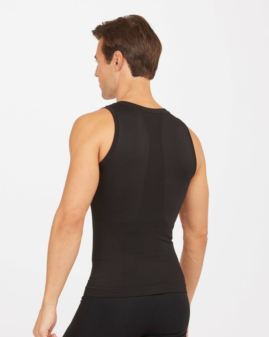 Clothing Spanx | Spanx Mens Ultra Sculpt Seamless Tank