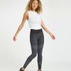 Clothing Spanx | Spanx Look At Me Now Seamless Moto Leggings Comfy Essentials Very Black